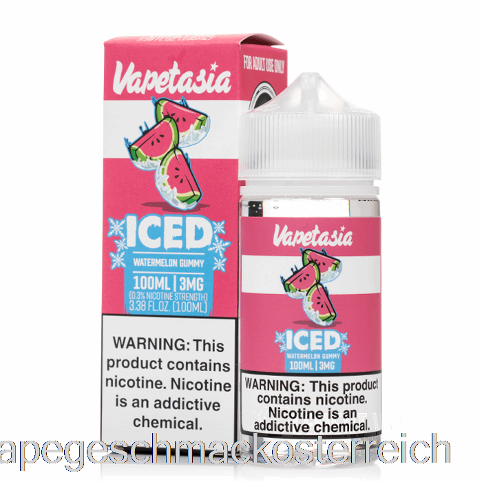 Eiswassermelonen-Gummibärchen – Vapetasia – 100 Ml, 3 Mg Vape-Geschmack